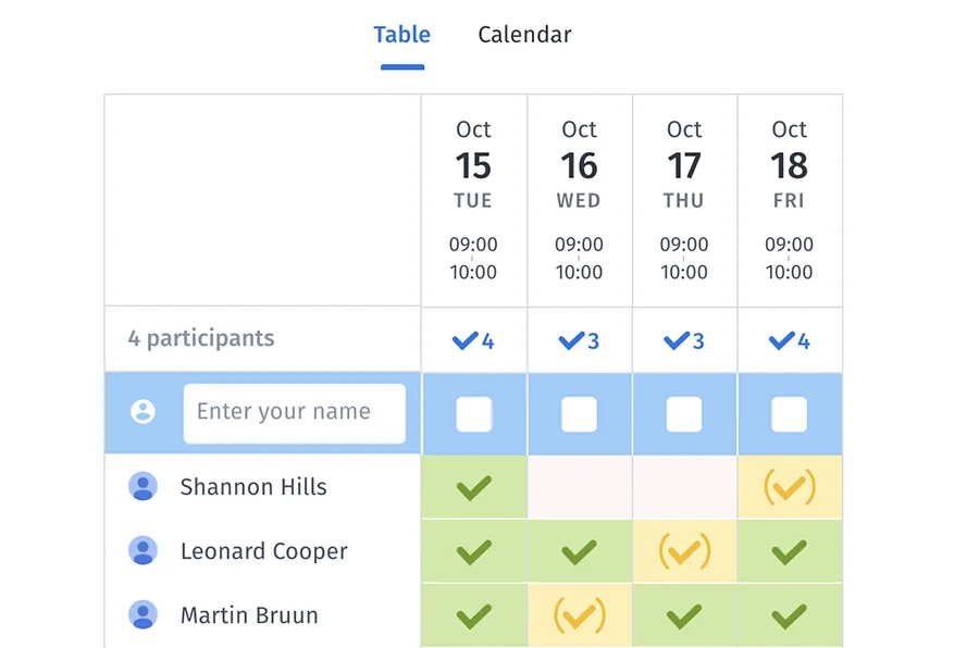 9 Best Calendar and Scheduling Software: A Comprehensive Guide 23 Doodle - Team Scheduling
